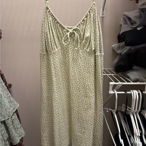 American Eagle Outfitters Sage Floral Chemise